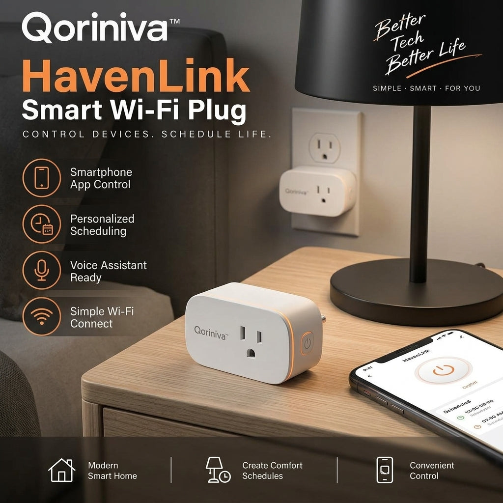Qoriniva™ HavenLink Smart Wi-Fi Plug