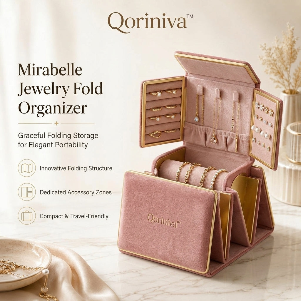 Qoriniva™ Mirabelle Jewelry Fold Organizer