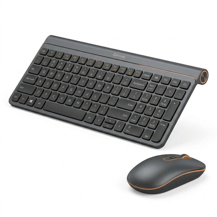 Qoriniva™ KeyHaven Wireless Keyboard & Mouse Combo