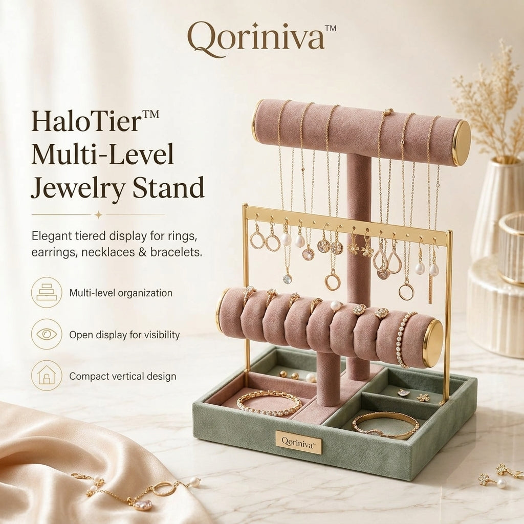 Qoriniva™ HaloTier Jewelry Stand